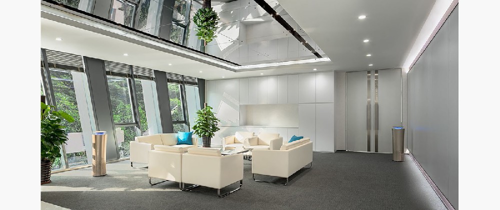 2300平方天津市办公室装修设计-办···